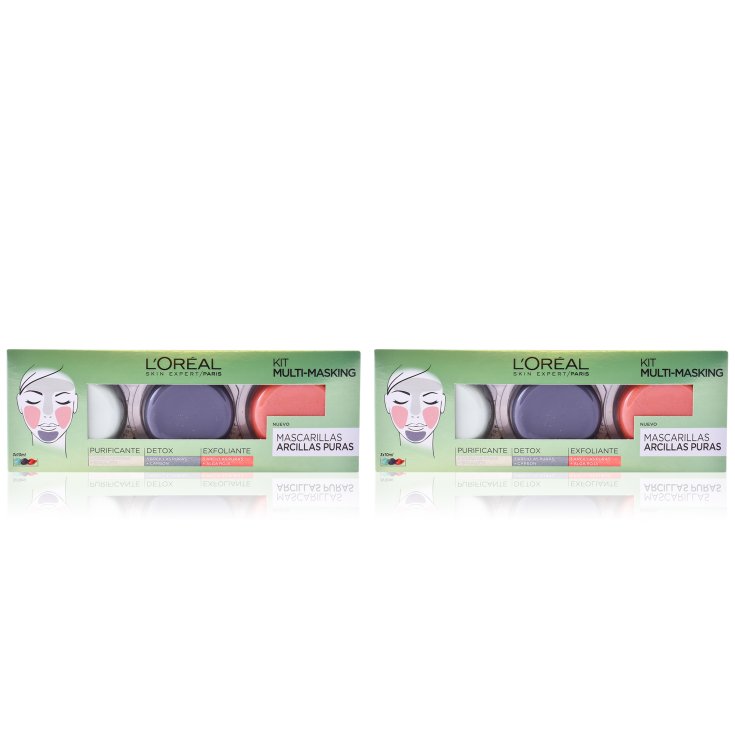 MASCARILLA ARCILLA MULTIMASKING kit 3 effets x 10 ml