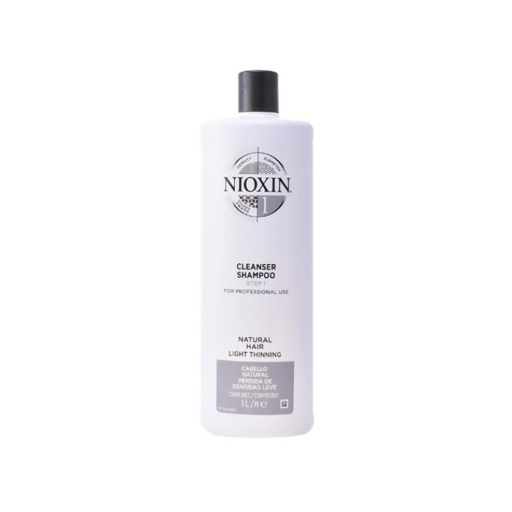 Nioxin System 1 Shampooing Volumateur Cheveux Fins Faibles 1000 ml