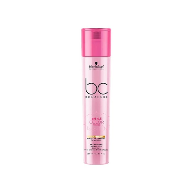 Schwarzkopf Bc pH 4.5 Color Freeze Gold Shimmer Shampooing Micellaire 250 ml