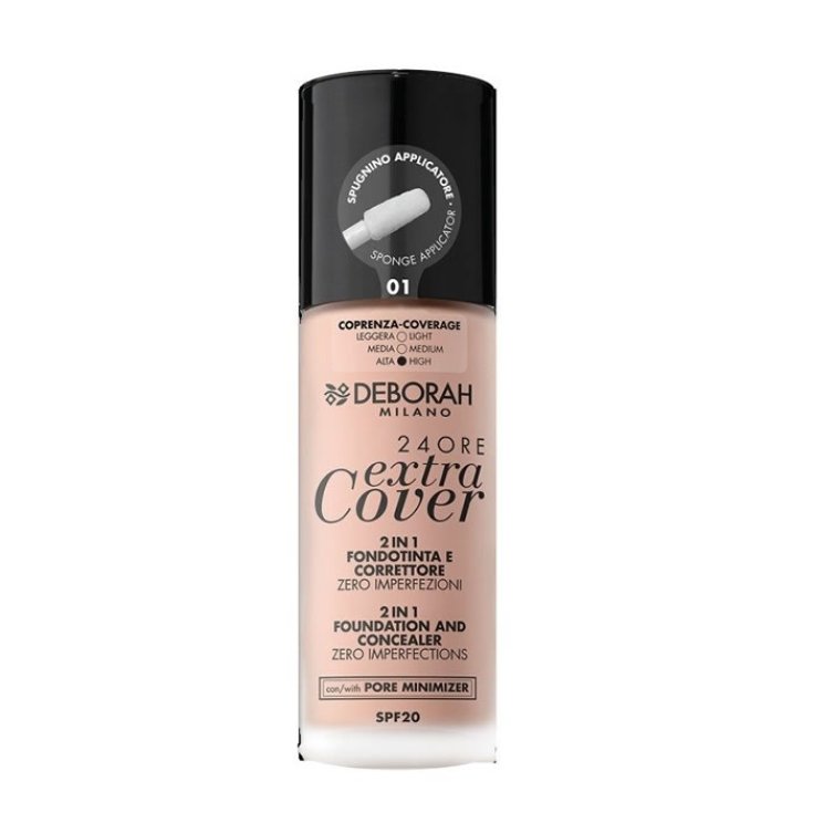 Deborah Milano 24 Heures Couverture Extra 2 En 1 Spf20 01 30 ml