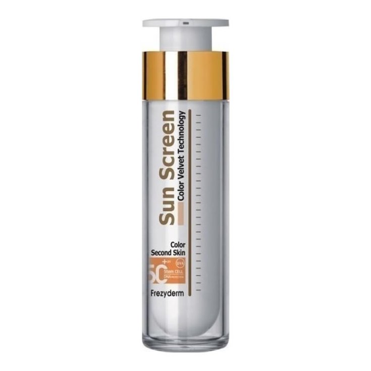 Frezyderm Écran Solaire Couleur Velours Visage Water Resistant Spf50+ 50ml