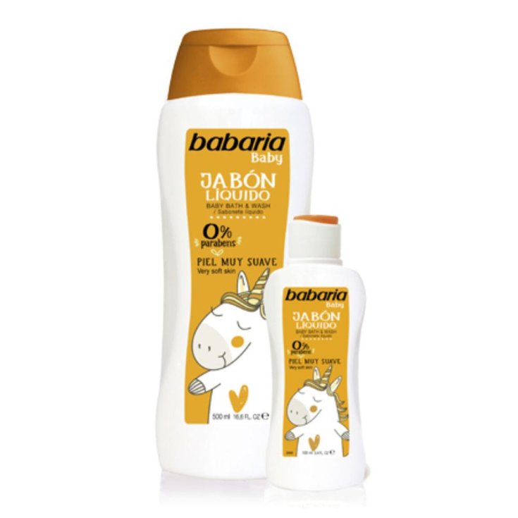 Babaria Bébé Gel De Bain Peau Très Douce 500 ml Coffret 2 Pièces 2019