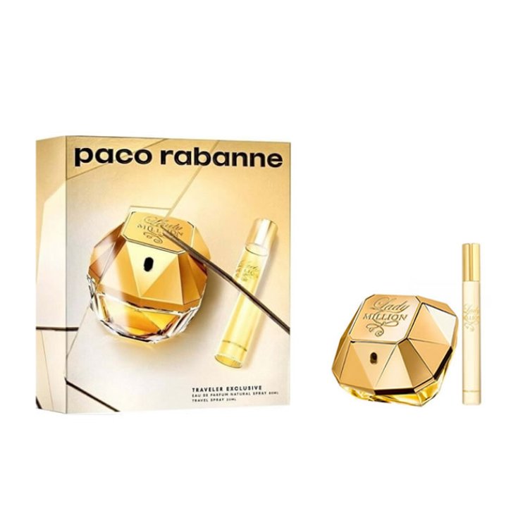 Paco Rabanne Lady Million Eau De Parfum Vaporisateur 80ml Coffret 2 Pièces 2019