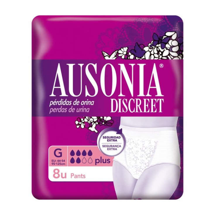 Ausonia Discreet G Plus Pantalon 8 Unités