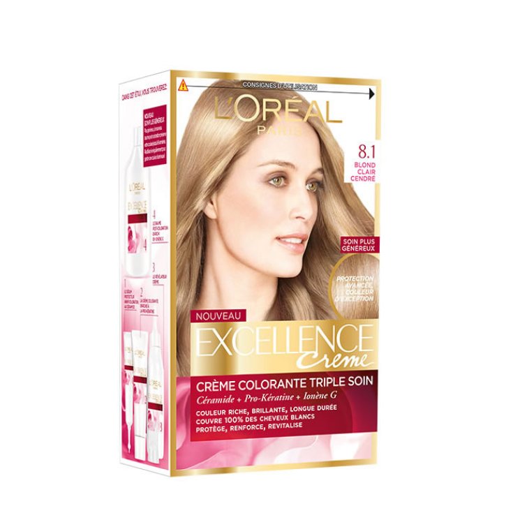 Loreal Excellence Crème 8.1 Blond Cendré