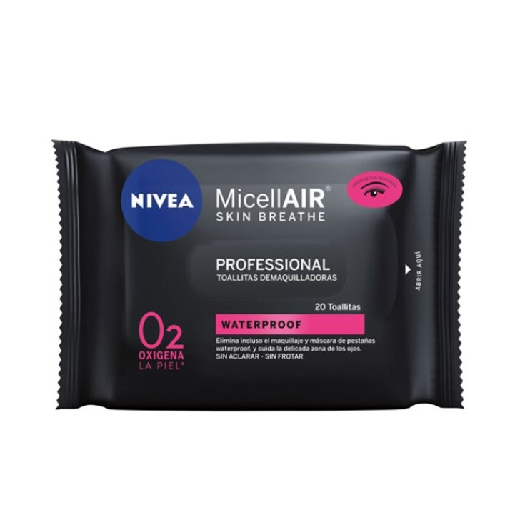 Nivea Micellair Lingettes Nettoyantes Douces 20 Unités