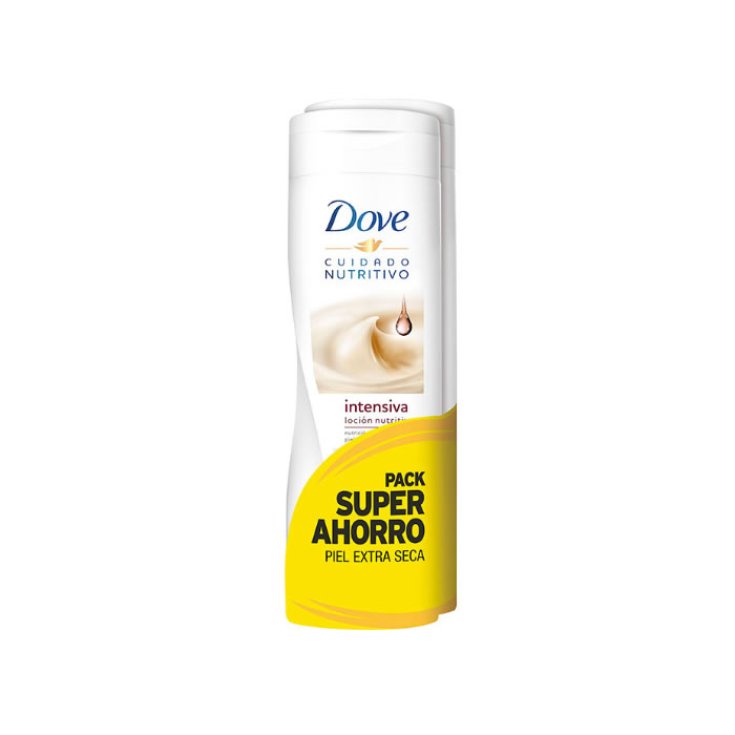 Dove Lotion Corporelle Intensive Peaux Extra Sèches 400ml + 400ml