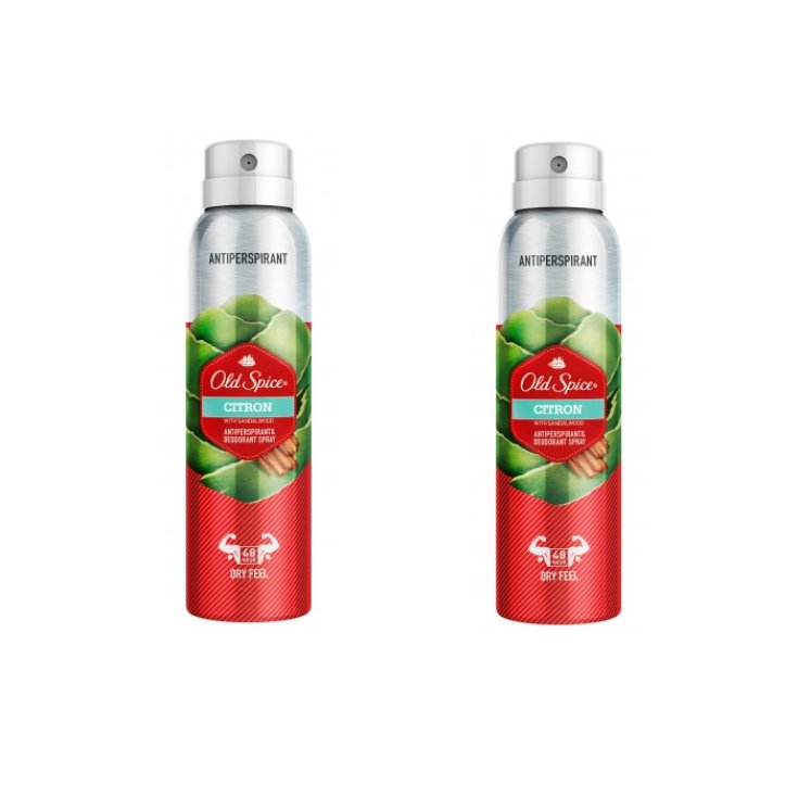 Old Spice Citron Déodorant Spray 150ml Coffret 2 Pièces 2019
