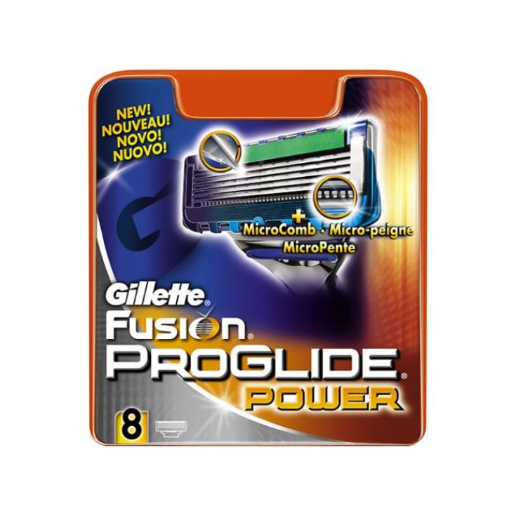 Gillette Fusion Proglide Power Recharge 8 Unités