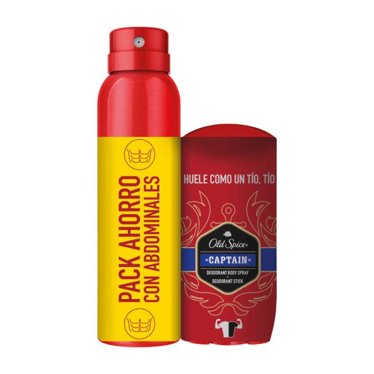 Old Spice Stick Déodorant Capitaine Et Déodorant Capitaine Vaporisateur 150 ml Old Spice Stick Déodorant Capitaine Et Déodorant Capitaine Vaporisateur 150 ml