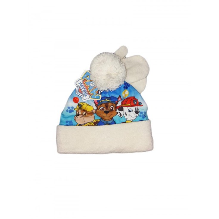 Set 2pcs bonnet bonnet mitaines gants bébé enfant Paw Patrol blanc taille 48