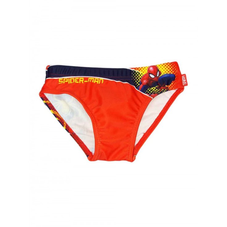 Maillot de bain slip bébé garçon 6A Spiderman rouge