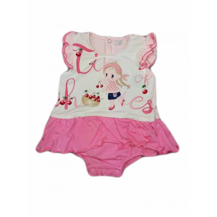 Ellpi blanc rose sans manches bébé fille barboteuse robe barboteuse 6 m