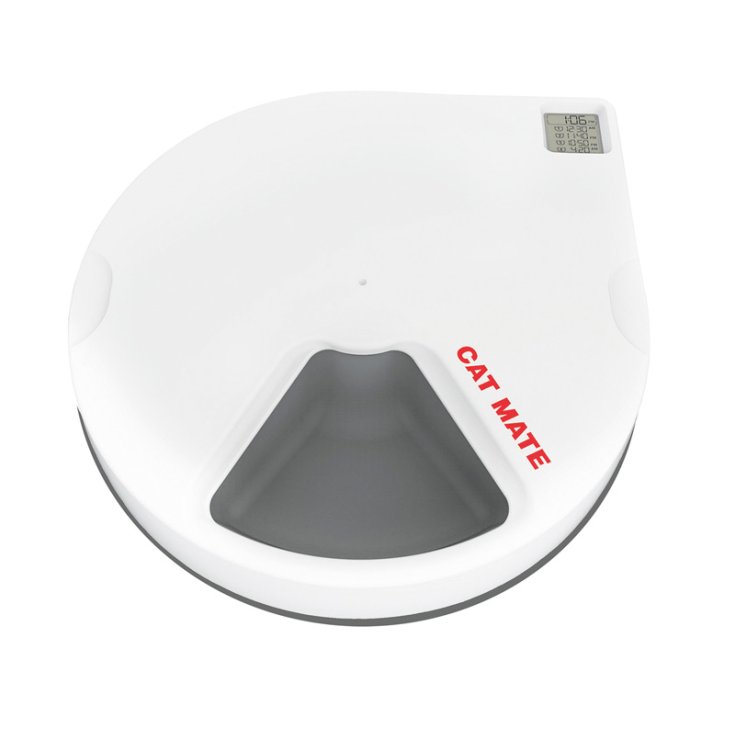 CAT MATE BOL AUTOMATIQUE 5 REPAS BLANC