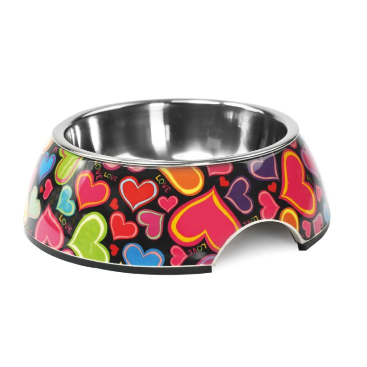 BOL RECORD MÉLAMINE ET ACIER INOXYDABLE, LOVELY F