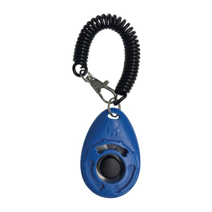 CLICKER D'ENTRAÎNEMENT RECORD POUR CHIENS BLEU 17,
