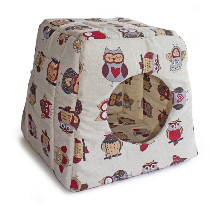 RECORD OWLS LIT IGLOO FANT 60X55