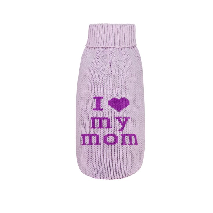 PULL RECORD J'AIME MA MAMAN LILAS S