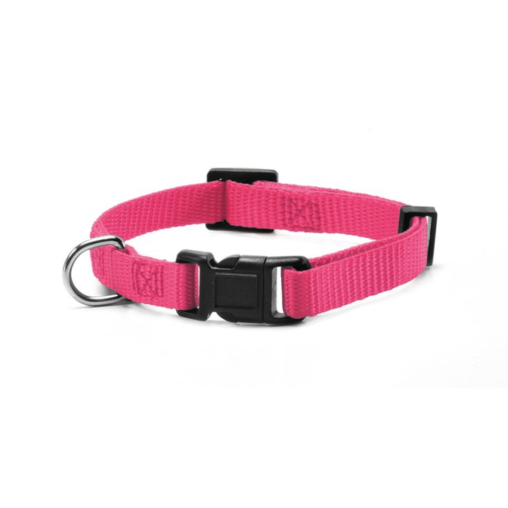 COLLIER EN NYLON RECORD AVEC CLIP ROSE S 1,5