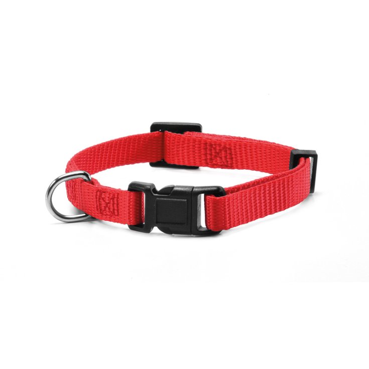 COLLIER EN NYLON AVEC CLIP ROUGE S 1,