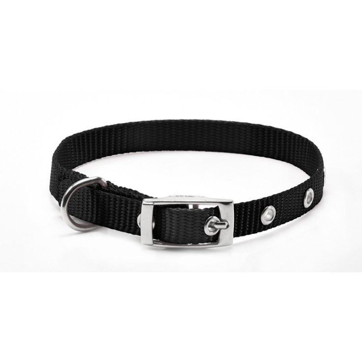 COLLIER EN NYLON RECORD AVEC BOUCLE NOIRE 2.5