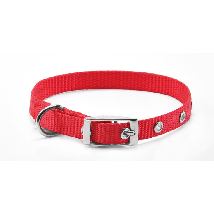 COLLIER EN NYLON RECORD AVEC BOUCLE ROUGE 2,
