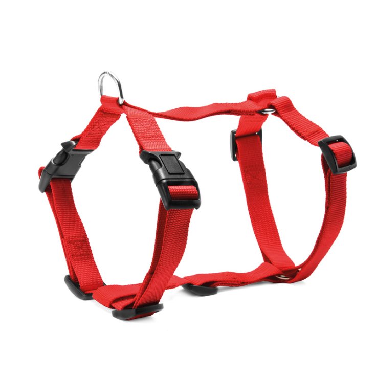 BAVOIR EN NYLON AJUSTABLE RECORD ROUGE