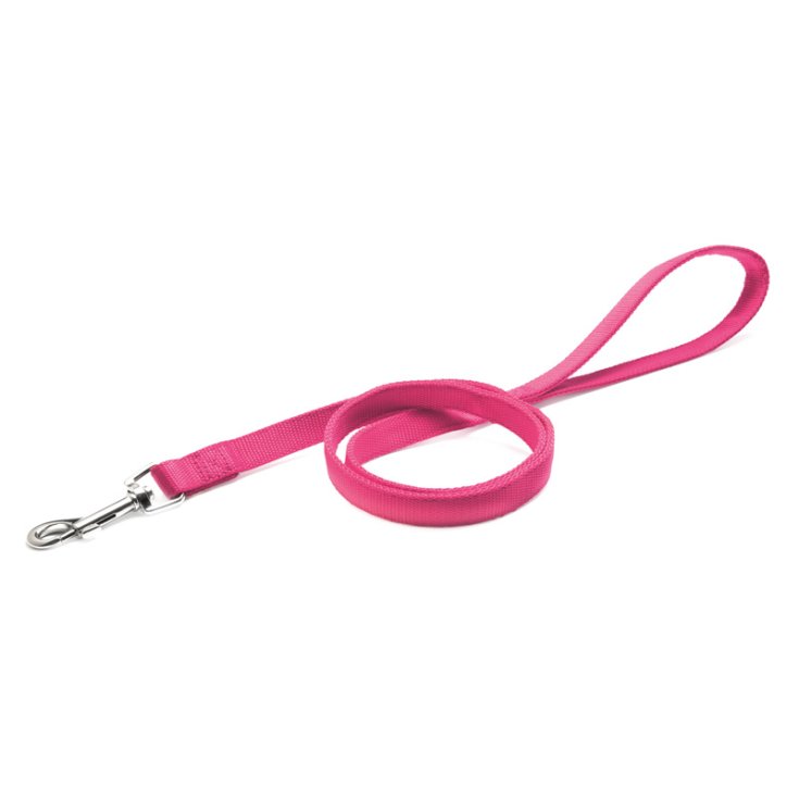 LAISSE NYLON DOUBLE RECORD ROSE 1,9X
