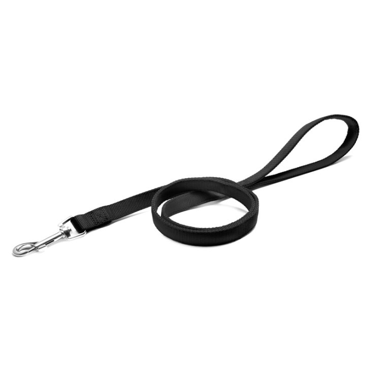 LAISSE EN NYLON NOIR DOUBLE RECORD 2,5X
