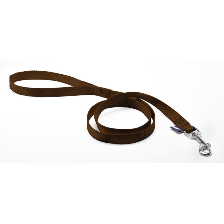 LAISSE RECORD NYLON MARRON 2,5X100