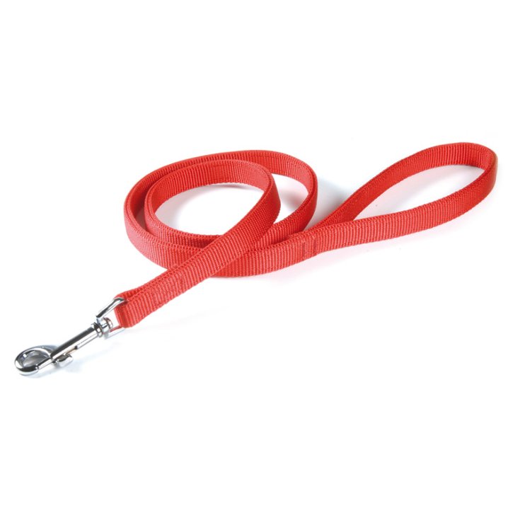LAISSE NYLON DOUBLE RECORD ROUGE 2,5
