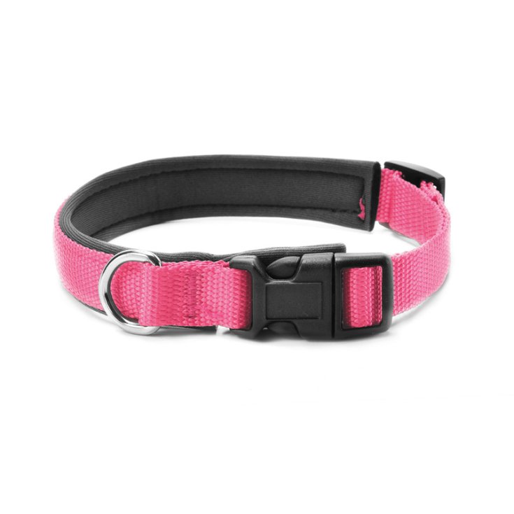 COLLIER RECORD NYLON AVEC NÉOPRÈNE ROSE 2