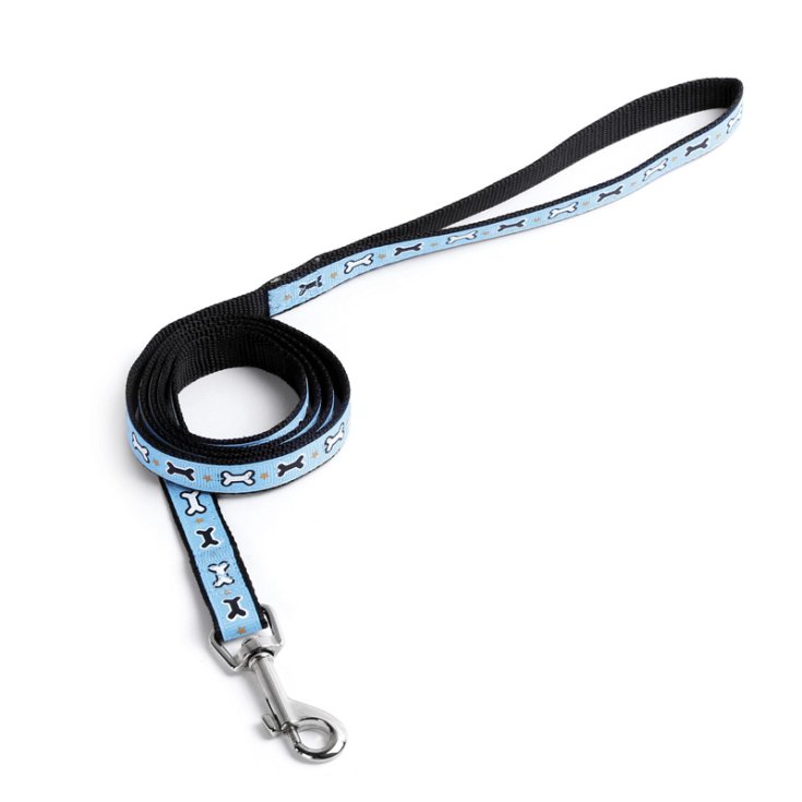 LAISSE EN NYLON BLEU CLAIR RECORD OSSICINI