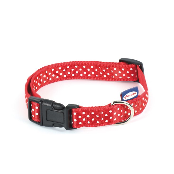 COLLIER NYLON ROUGE POIS RECORD 1,9X35 5