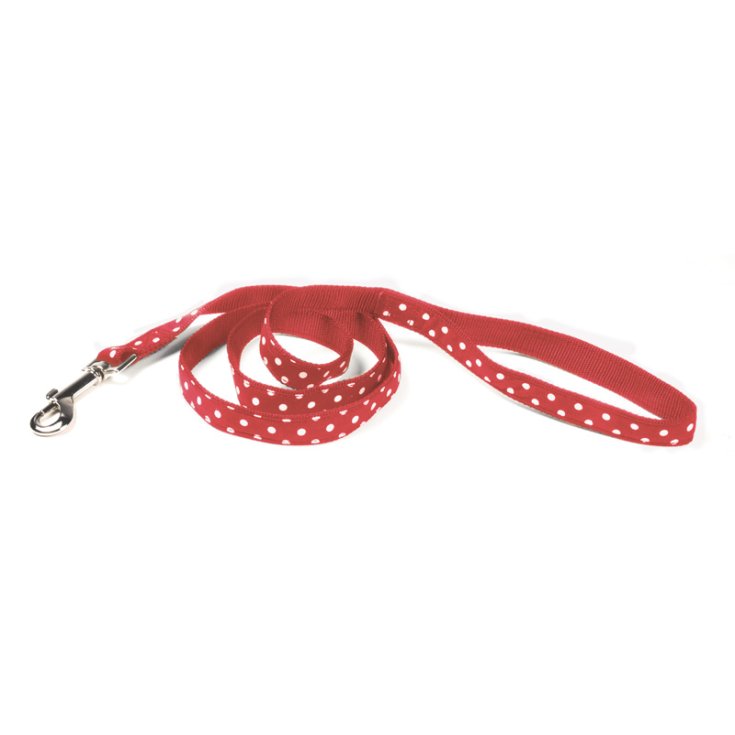 LAISSE NYLON ROUGE RECORD POIS 1,6X1