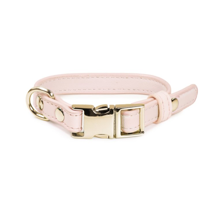 COLLIER RECORD LONDON EN CUIR ROSE
