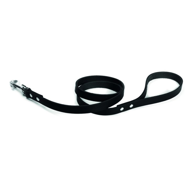 LAISSE EN CUIR NOIR RECORD 1,6X100 CM