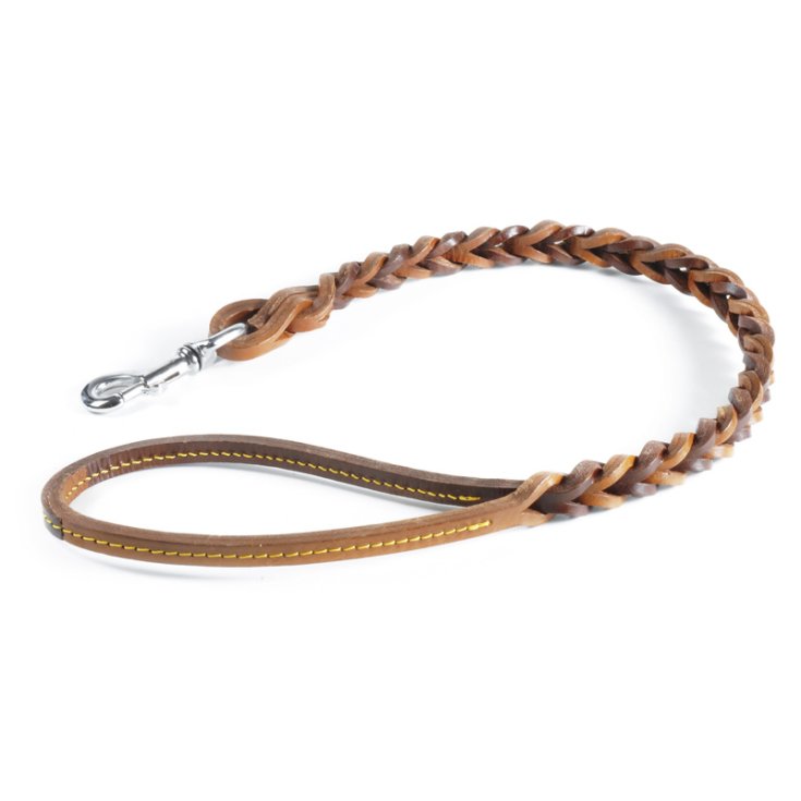 MANCHE EN CUIR POUR DISQUE, 2 BRINS, MARRON