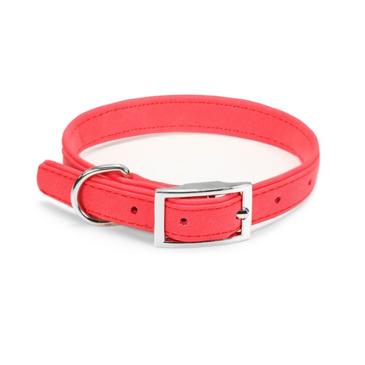 COLLIER POUR CHIEN RECORD CUIRETTE ROUGE XS