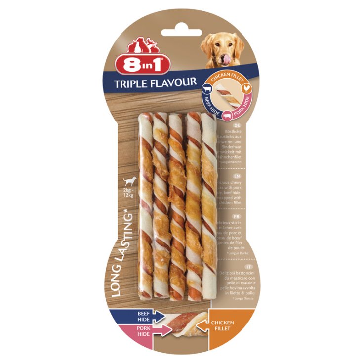 BÂTON TORSADÉ 8EN1 TRIPLE SAVEUR 70G