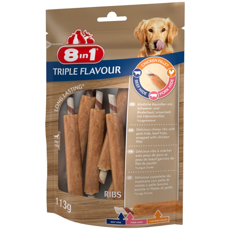 CÔTES CÔTES 8EN1 TRIPLE SAVEUR 115 G