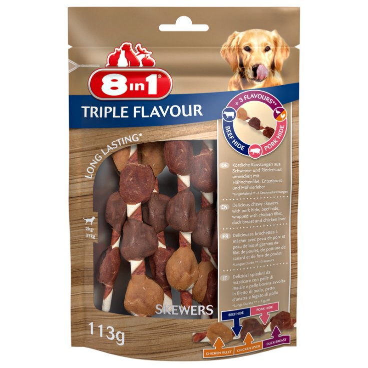 BROCHETTES 8EN1 TRIPLE SAVEUR 115 G