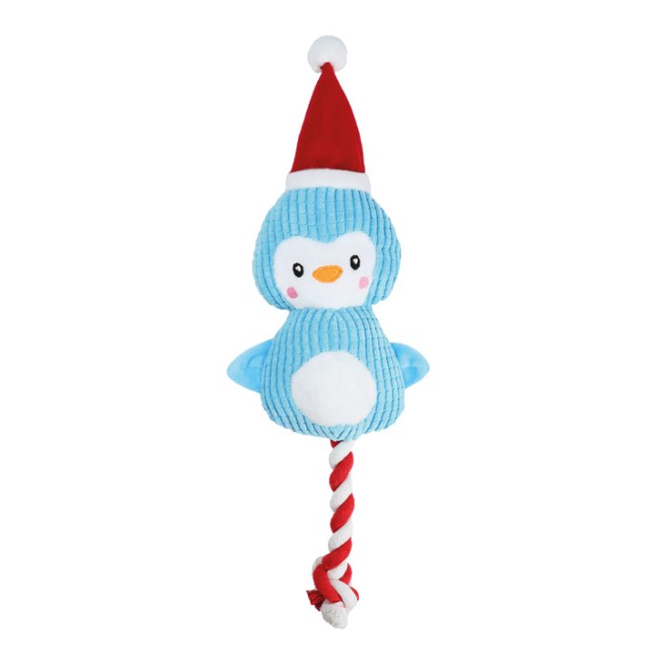 DISQUE PELUCHE DE NOËL AVEC CORDE PINGUI