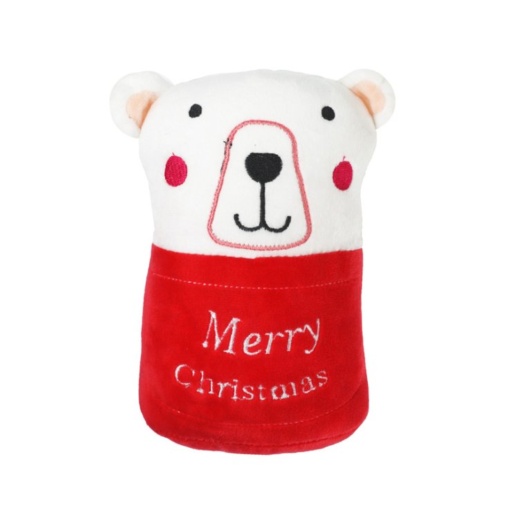 RECORD BARILS DE NOËL OURS EN PELUCHE P