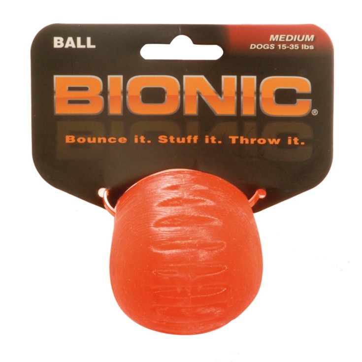 BALLE EN CAOUTCHOUC BIONIC M 6 CM 100 G