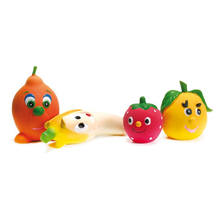 DISQUE DE JEU LATEX FRUITS 9 14 CM